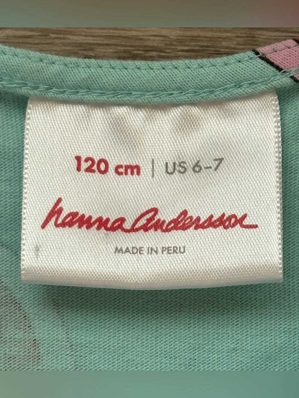 Hanna Andersson Sunny Days & Getaways Swing Dress Girls 6-7 Dolphins & Rainbows